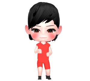 女子 レスリングのイラスト