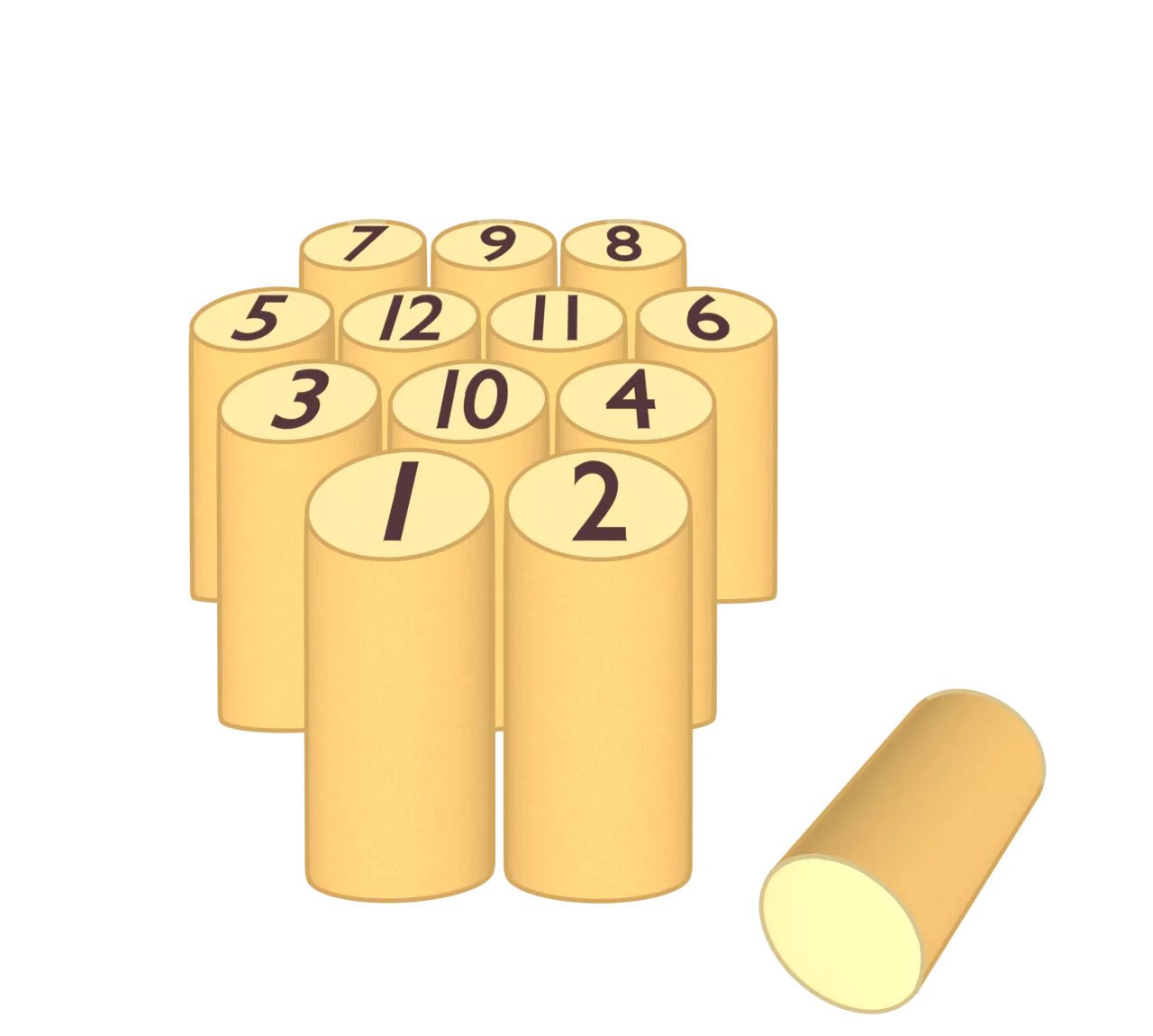 モルックのイラスト