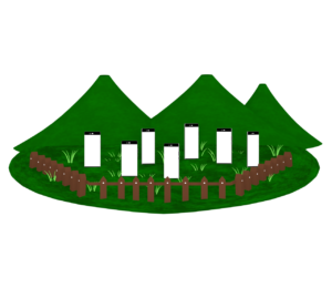スマホ農場のイラスト