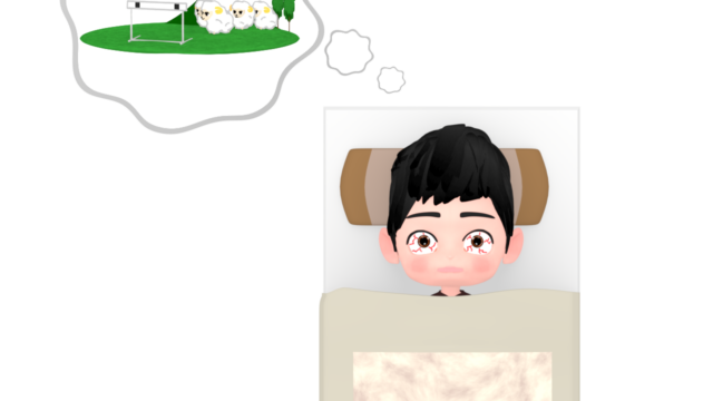 counting sheep unable to sleep person img