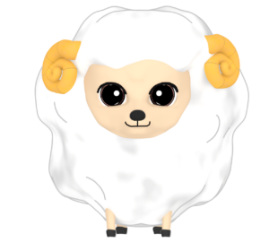かわいい羊のイラスト