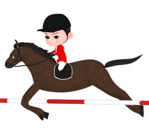 馬術・乗馬のイラスト