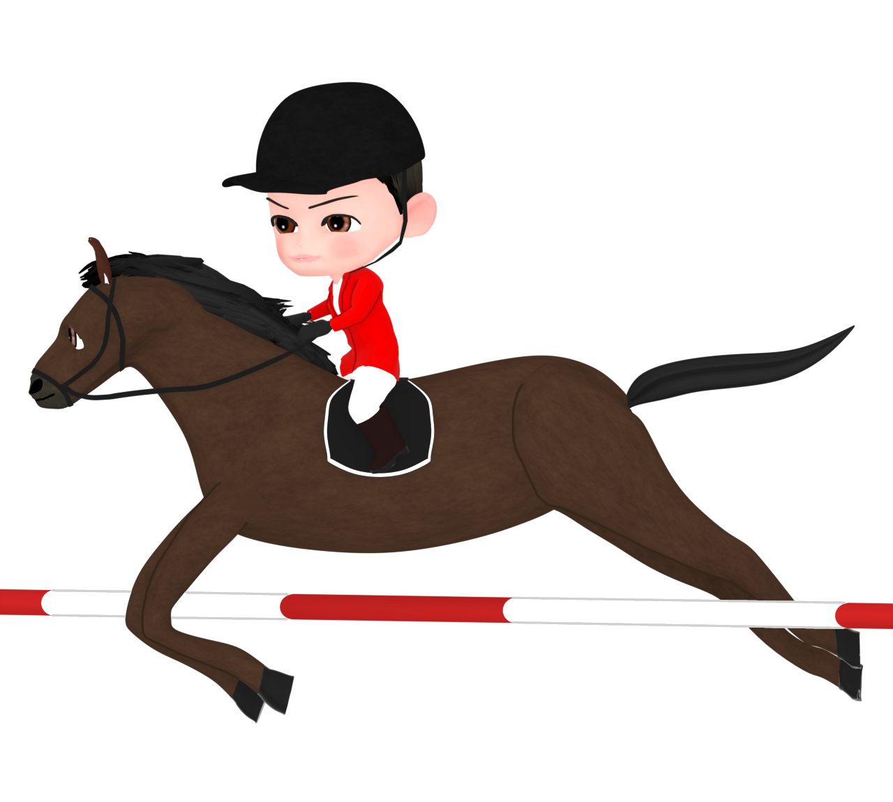 馬術・乗馬のイラスト