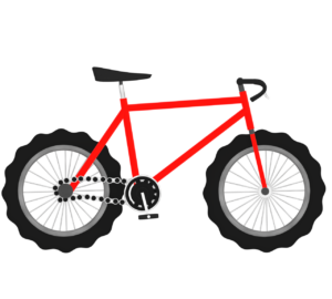 マウンテンバイクのイラスト