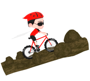 オリンピック マウンテンバイクのイラスト